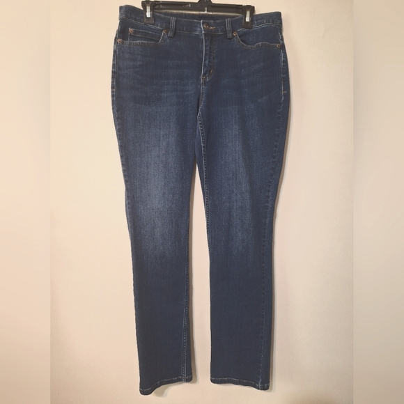 DULUTH Trading 12x31 Women's Daily Denim Slim Leg Jeans medium indigo wash - Picture 3 of 6